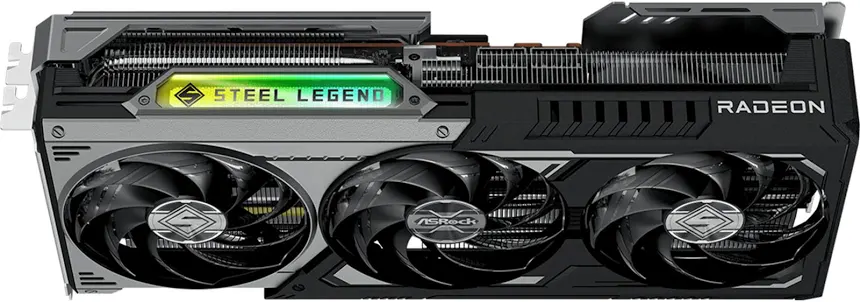 ASRock d'overclocking Radeon RX 9070 XT Steel Legend Dark 16 Go GDDR6 RDNA 3 image 4