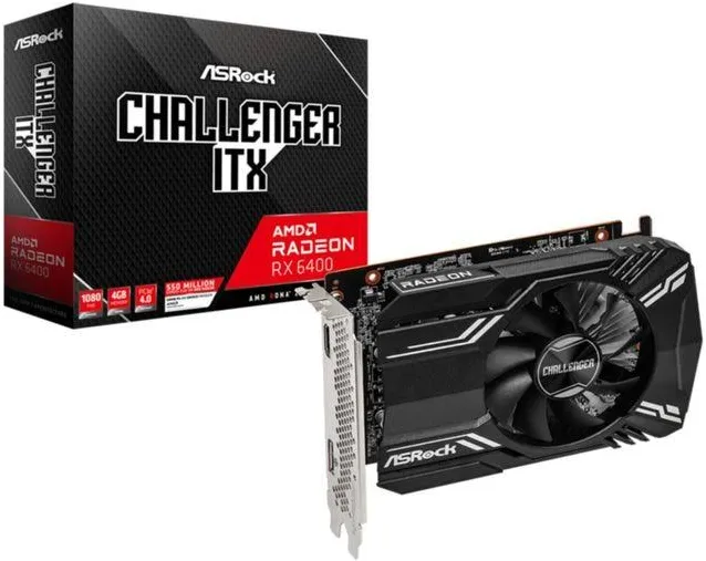 ASRock Radeon Rx 6400 Challenger Itx 4 Go