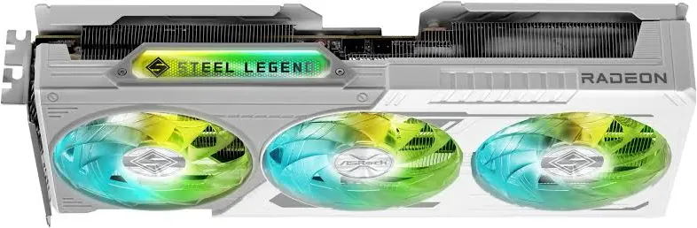 ASRock Radeon RX 9060 XT Steel Legend 16GB GDDR6 PCIe 5.0 OC image 2
