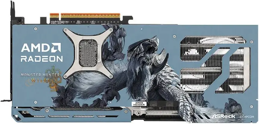 ASRock RX 9070 XT Monster Hunter Wild 16GB GDDR6 image 4