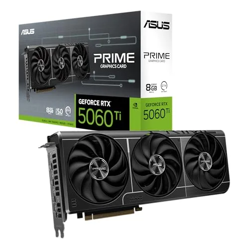 Carte graphique Asus PRIME GeForce RTX 5060 Ti 8 Go GDDR7 Reflex 2 RTX