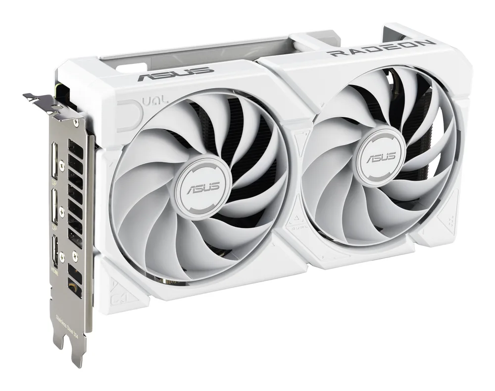 asus Radeon RX 9060 XT DUAL White Edition 16Go image 2