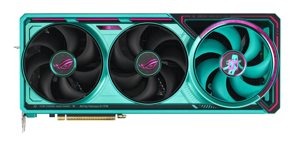 asus ROG Astral RTX 5080 16GB GDDR7 OC Hatsune Miku Edition Reflex 2 RTX image 1