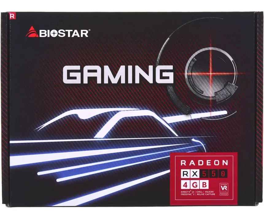 Biostar AMD Radeon RX 550 4 Go GDDR5 image 3