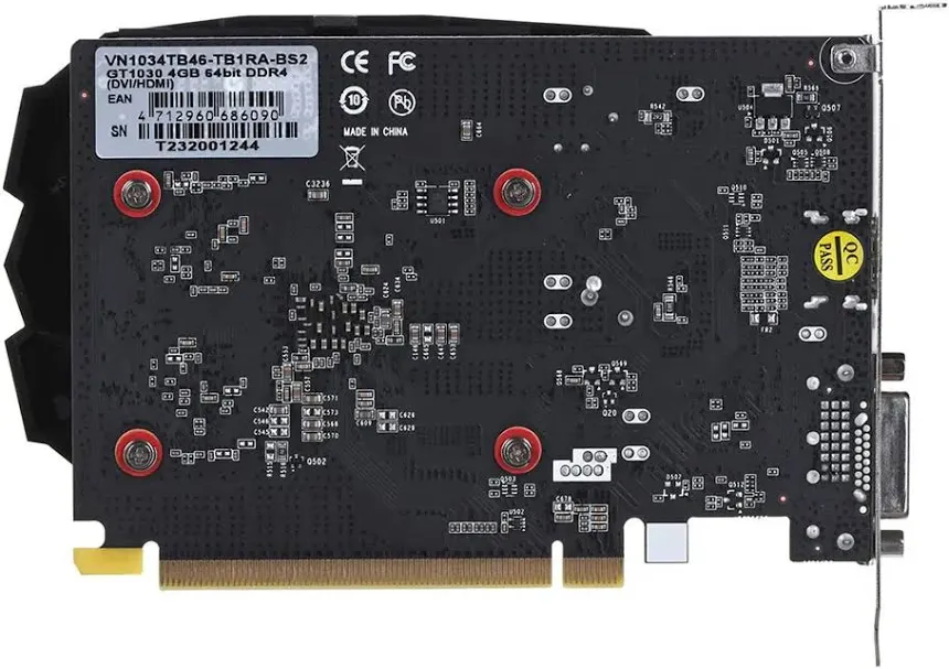 Biostar GeForce GT1030 4 Go GDDR4 image 4