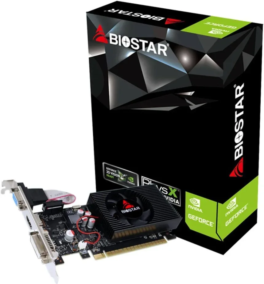 Biostar GeForce GT730 2 Go DDR3 profil bas image 2