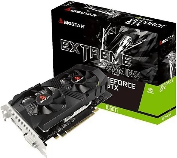 Biostar GeForce GTX 1050Ti Extreme Gaming 4 Go GDDR5