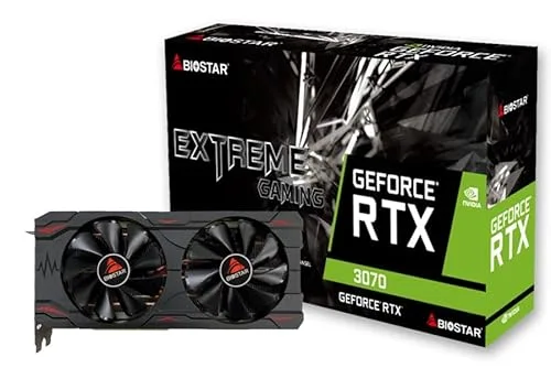Carte graphique Biostar GeForce RTX 3070 8GB GDDR6 PCI Express 4.0