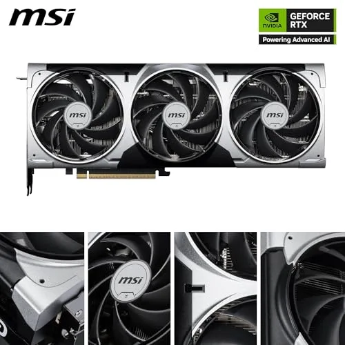 Carte graphique - MSI - VENTUS GeForce RTX 5070 - 12 Go GDDR7 - 3 ventilateurs - Overclocking - vue 2