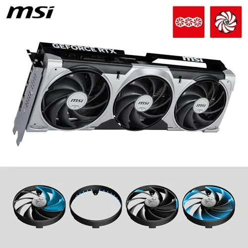 Carte graphique - MSI - VENTUS GeForce RTX 5070 - 12 Go GDDR7 - 3 ventilateurs - Overclocking - vue 4