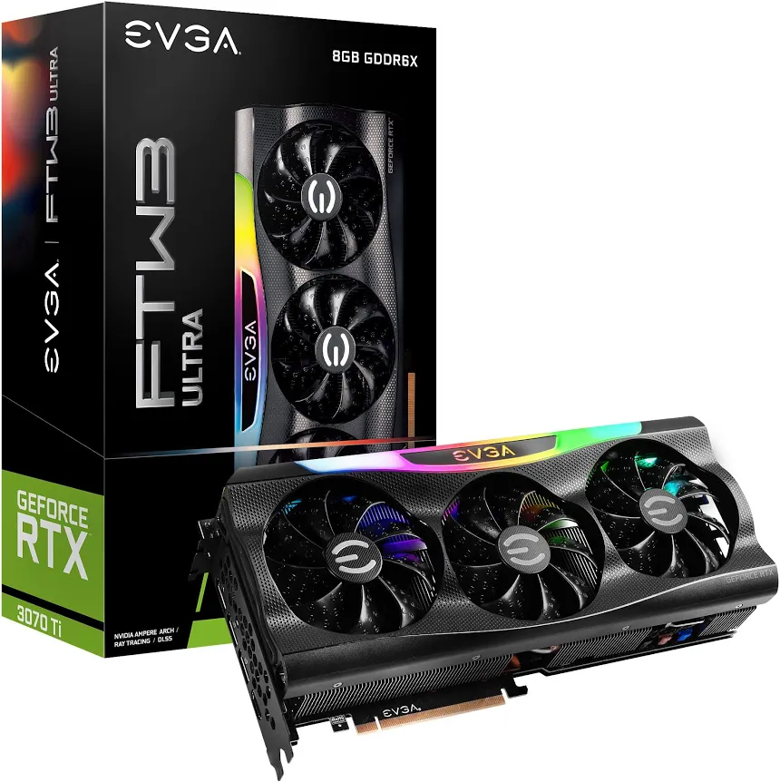 EVGA GeForce RTX 3070 Ti FTW3 ULTRA GAMING 8 Go GDDR6X