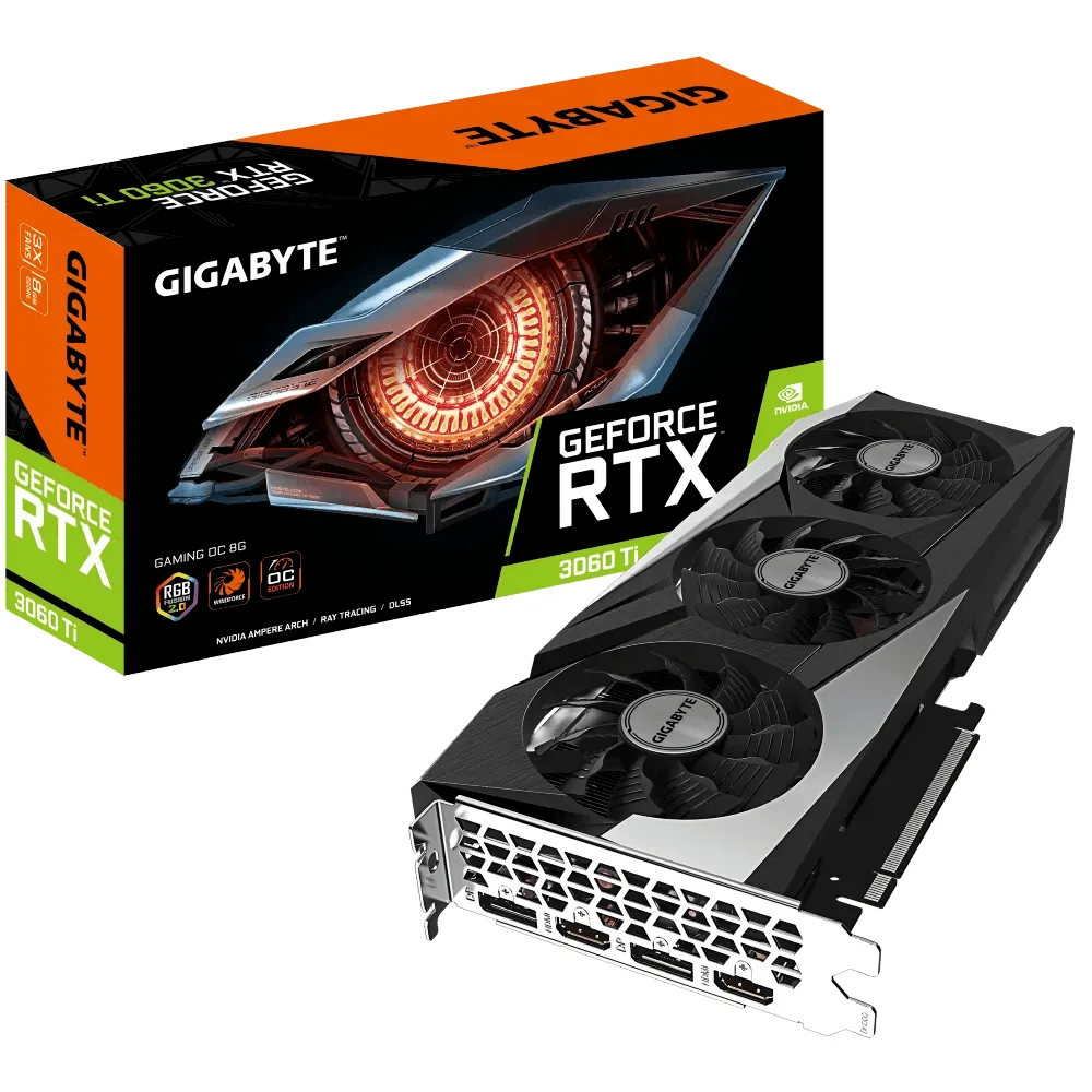 gigabyte GeForce RTX 3060 Ti Gaming OC LHR 8 Go GDDR6 image 1