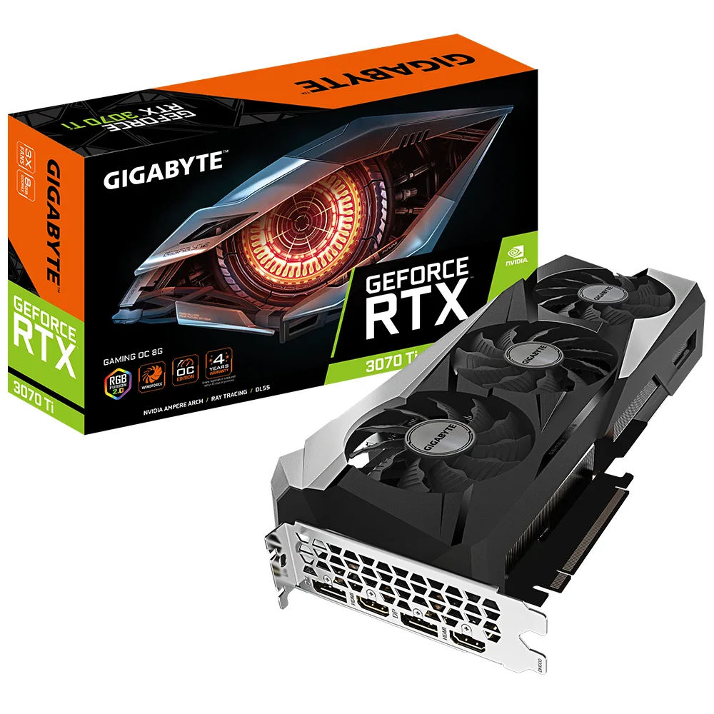 gigabyte GeForce RTX 3070 Ti GAMING OC 8 Go GDDR6X image 1