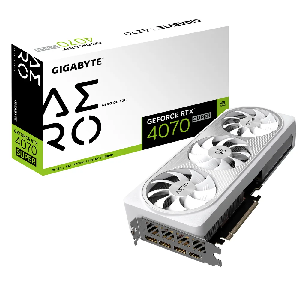 gigabyte GeForce RTX 4070 SUPER AERO OC 12 Go GDDR6X DLSS3 image 1