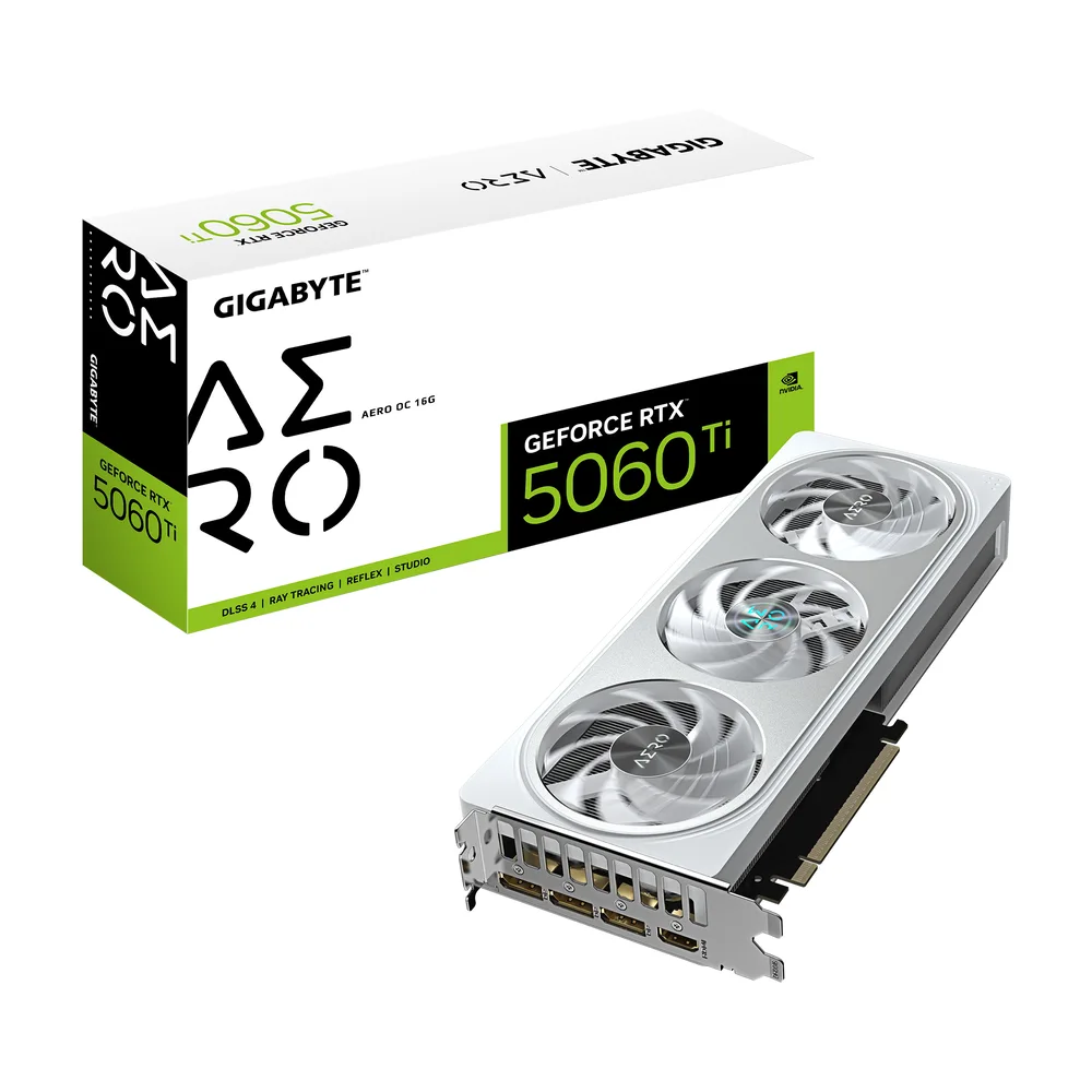 gigabyte GeForce RTX 5060 Ti AERO OC 16 Go GDDR7 Reflex 2 RTX image 1