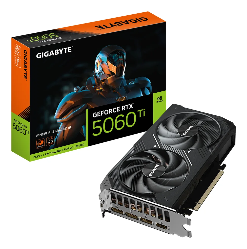 gigabyte GeForce RTX 5060 Ti WINDFORCE MAX OC 8G image 1