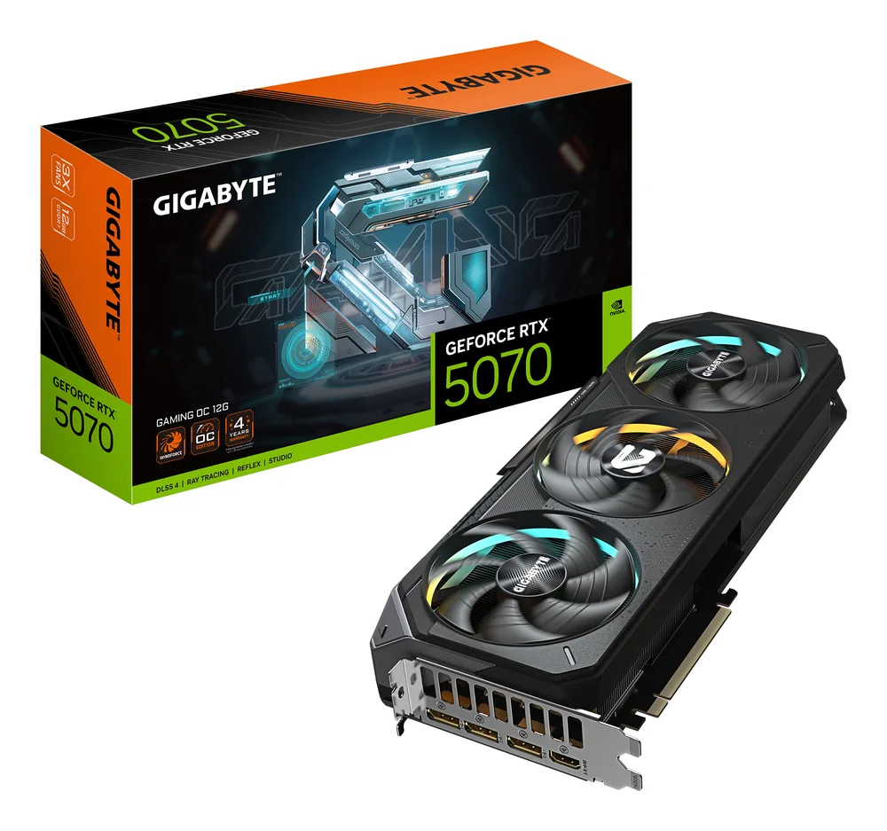 gigabyte GeForce RTX 5070 GAMING OC 12G image 1