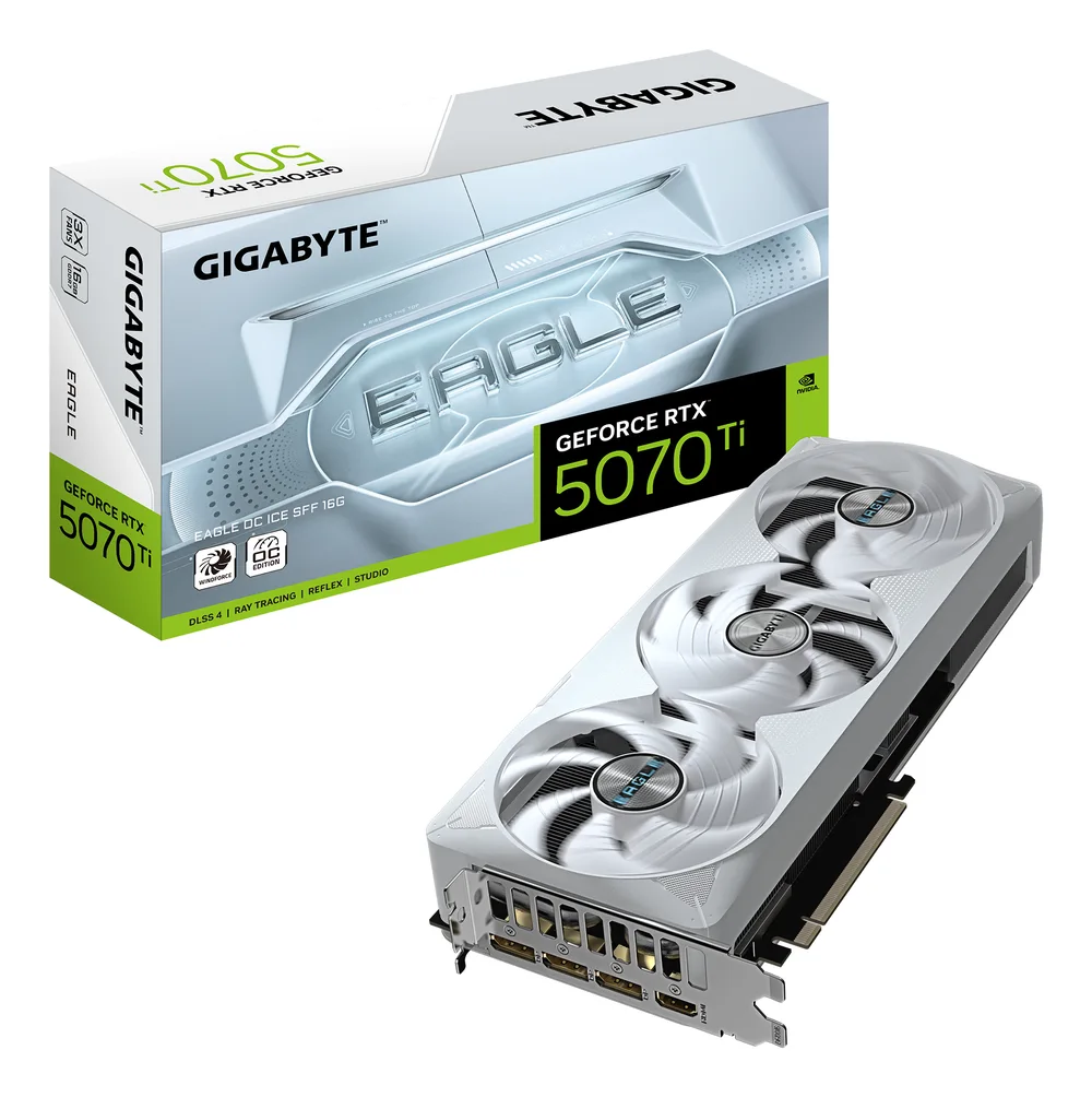 gigabyte GeForce RTX 5070 Ti EAGLE OC ICE SFF 16G image 1