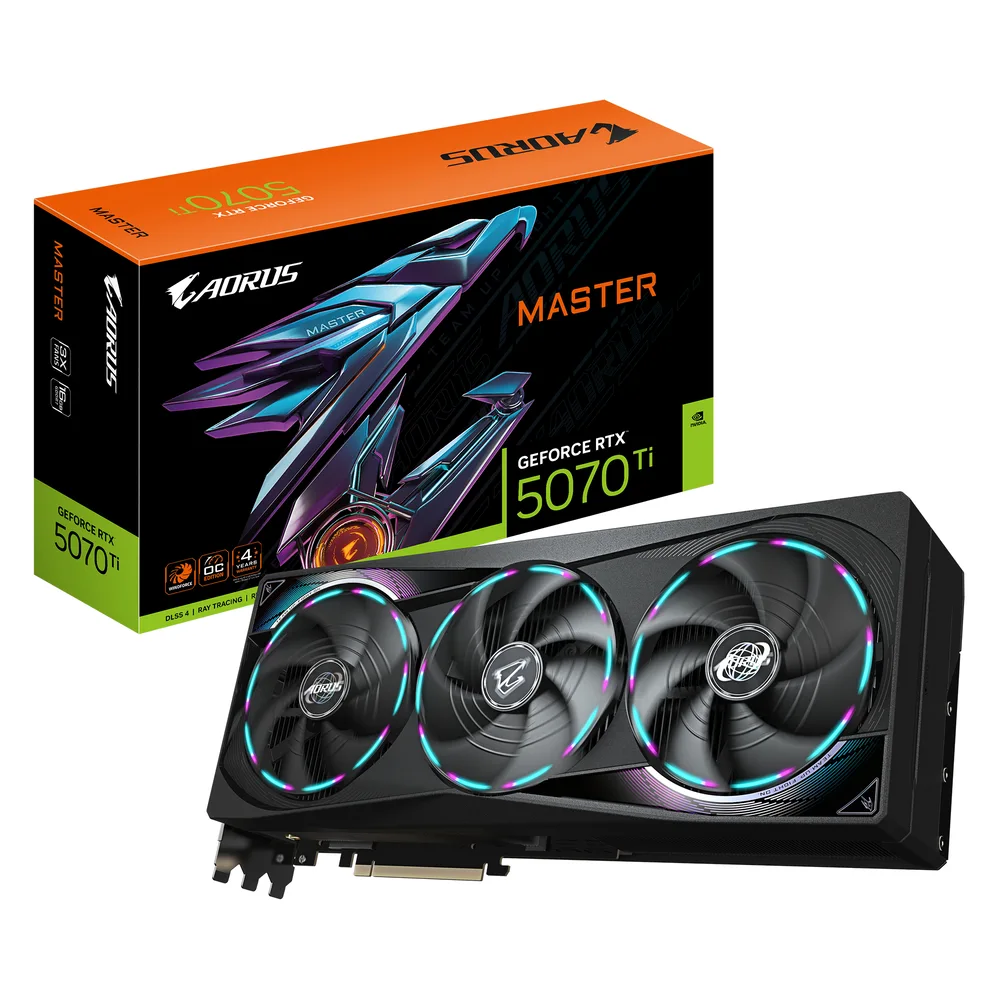 gigabyte GeForce RTX 5070 Ti MASTER 16G image 1