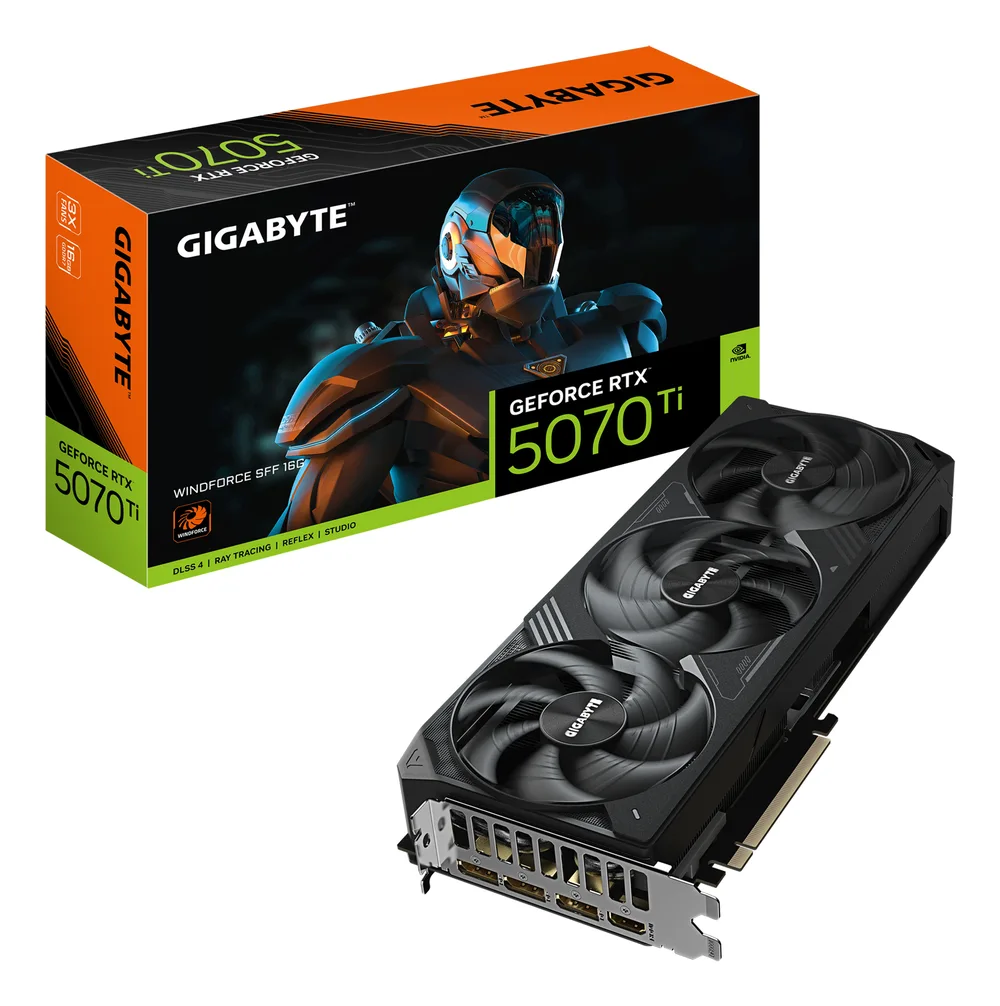 gigabyte GeForce RTX 5070 Ti WINDFORCE SFF 16G 16 Go image 1
