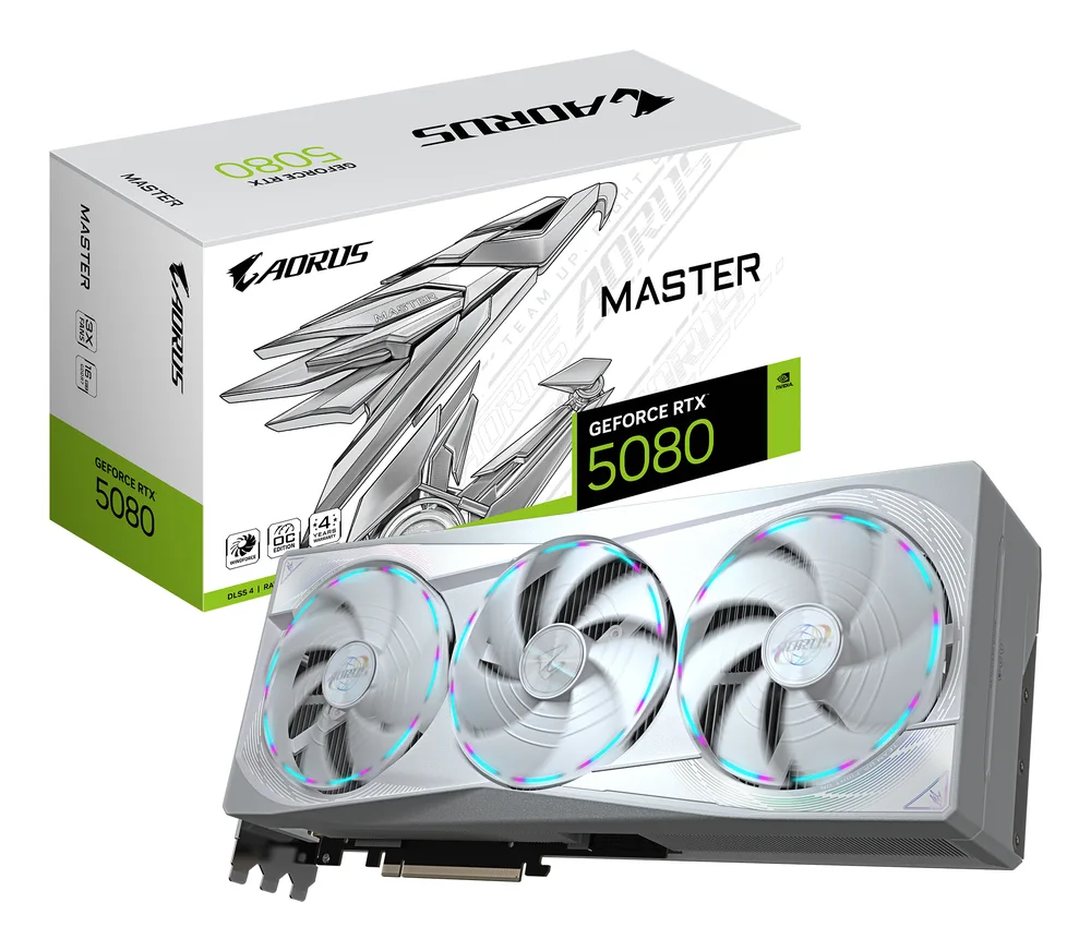 gigabyte GeForce RTX 5080 MASTER ICE 16G image 1