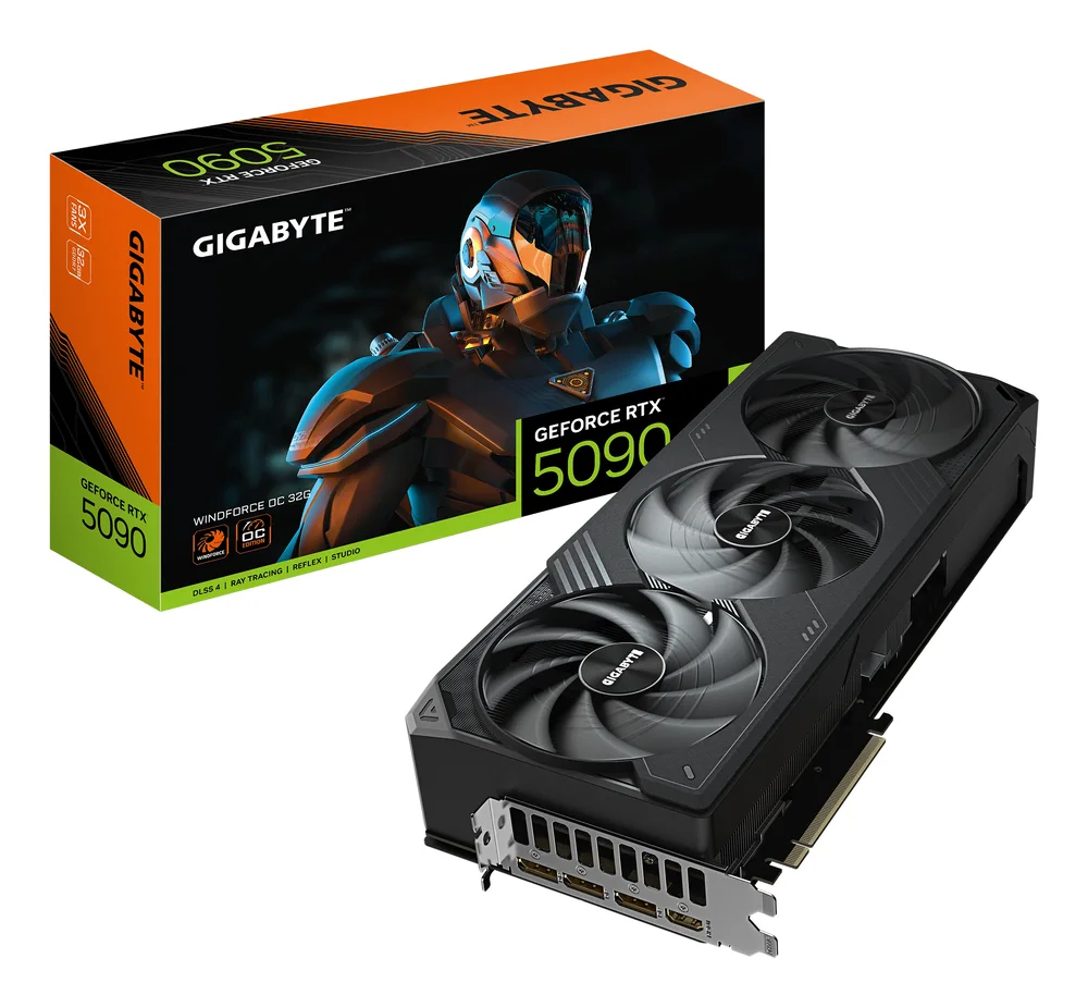 gigabyte GeForce RTX 5090 WINDFORCE OC 32 Go GDDR7 Reflex 2 RTX image 1