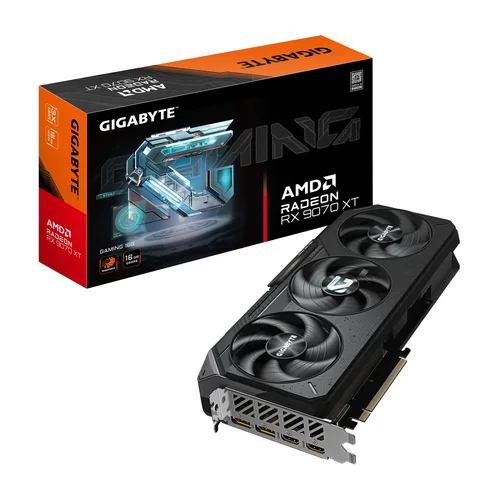 gigabyte Radeon RX 9070 XT GAMING 16GB GDDR6 PCIe 5.0 RGB