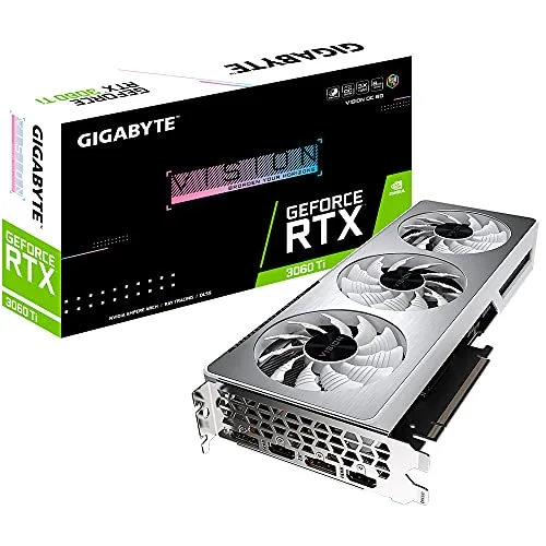 GIGABYTE RTX 3060 Ti VISION OC Carte Graphique 8G LHR (GV-N306TVISION OC-8GD) - vue 8