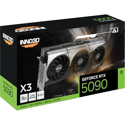 INNO3D - Carte graphique - NVIDIA RTX 5090 X3 - N50903-32D7-17593928 - 32Go - vue 3