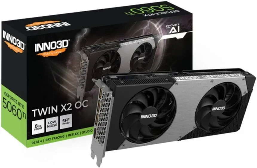 INNO3D GeForce RTX 5060 Ti 8GB TWIN X2