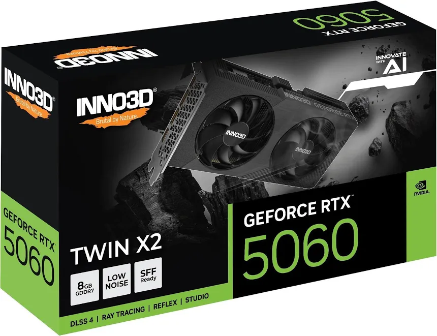 INNO3D GeForce RTX 5060 TWIN X2 8GB image 2