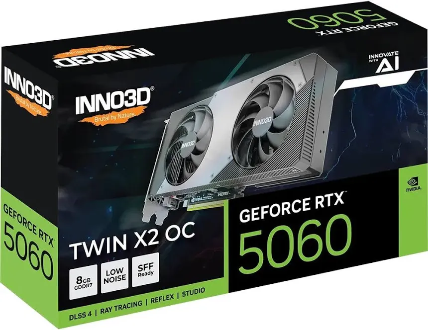 INNO3D GeForce RTX 5060 TWIN X2 OC V2 image 3