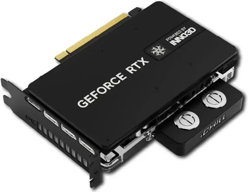 INNO3D GeForce RTX 5080 iCHILL FROSTBITE 16 Go GDDR7 Reflex 2 RTX image 2