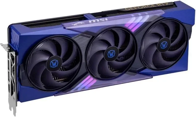 MSI GeForce RTX 5070 12G GDDR7 World of Warcraft MIDNIGHT VOID EDITION OC Reflex 2 RTX  image 2
