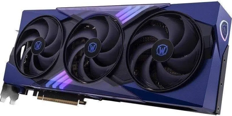 MSI GeForce RTX 5070 12G GDDR7 World of Warcraft MIDNIGHT VOID EDITION OC Reflex 2 RTX  image 3