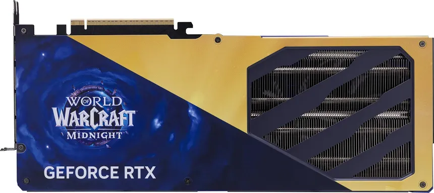 MSI GeForce RTX 5070 12G GDDR7 World of Warcraft MIDNIGHT VOID EDITION OC Reflex 2 RTX  image 4