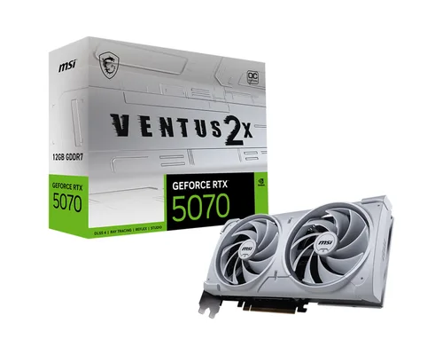 msi GeForce RTX 5070 12G VENTUS 2X OC WHITE