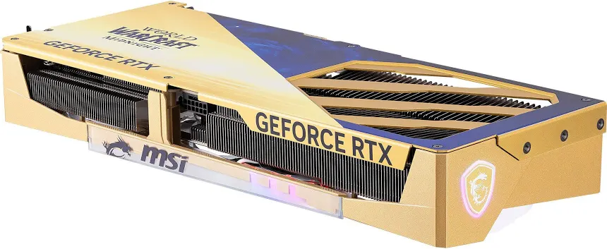 MSI GeForce RTX 5070 12GB GDDR7 World of Warcraft MIDNIGHT LIGHT EDITION OC Reflex 2 RTX  image 3