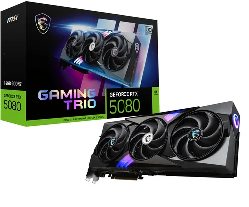 msi GeForce RTX 5080 16G GAMING TRIO OC
