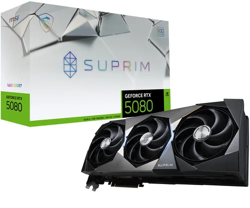 msi GeForce RTX 5080 SUPRIM 16 Go de GDDR7 Reflex 2 RTX