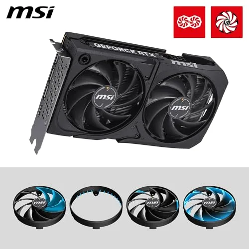 MSI NVIDIA GeForce RTX 5050 8G Shadow 2X OC image 3