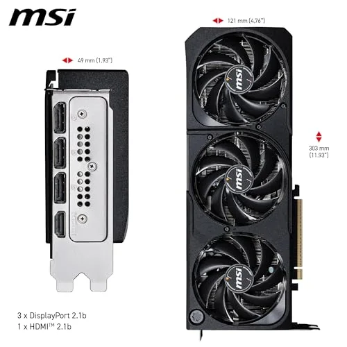MSI NVIDIA GeForce RTX 5070 Ti 16G Shadow 3X OC image 5