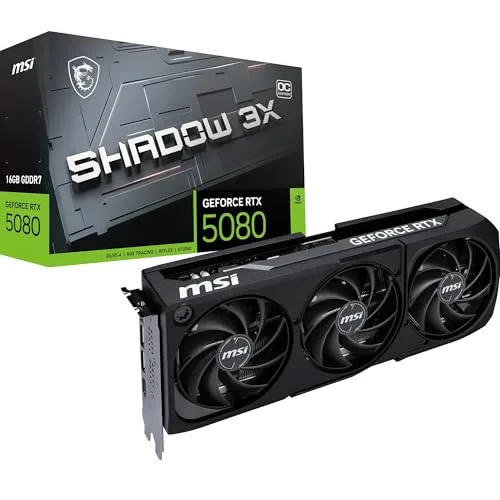 MSI NVIDIA GeForce RTX 5080 16G Shadow 3X OC