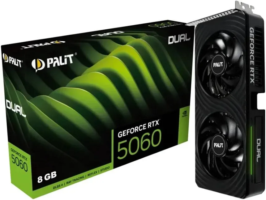 Palit GeForce RTX 5060 Dual 8GB GDDR7 Reflex 2 RTX image 1