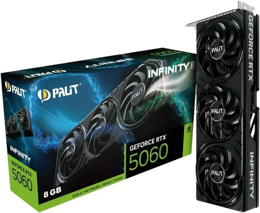 Palit GeForce RTX 5060 Infinity 3 8 Go GDDR7 7680 x 4320 PCIe 5.0 image 3