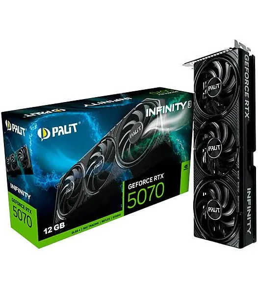 Palit GeForce RTX 5070 Infinity 3 12 Go GDDR7 Reflex 2 RTX