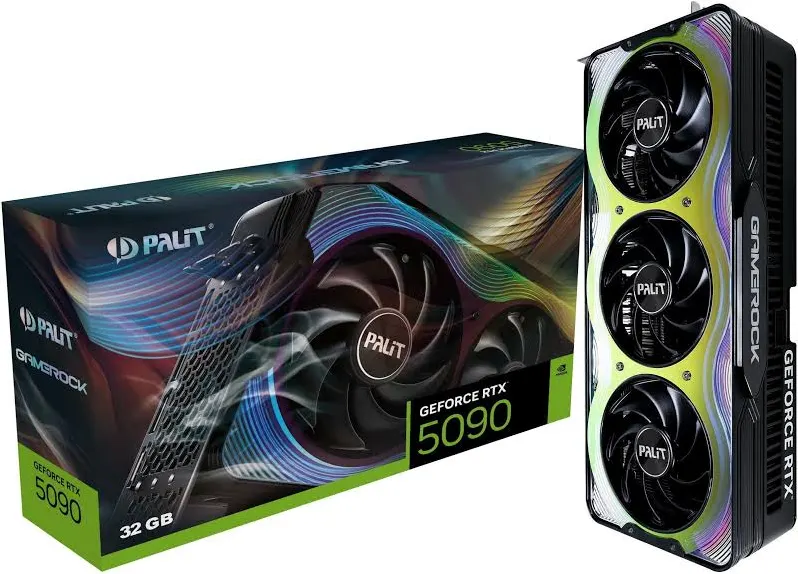 Palit GeForce RTX 5090 GameRock 32 Go GDDR7 Reflex 2 RTX image 1