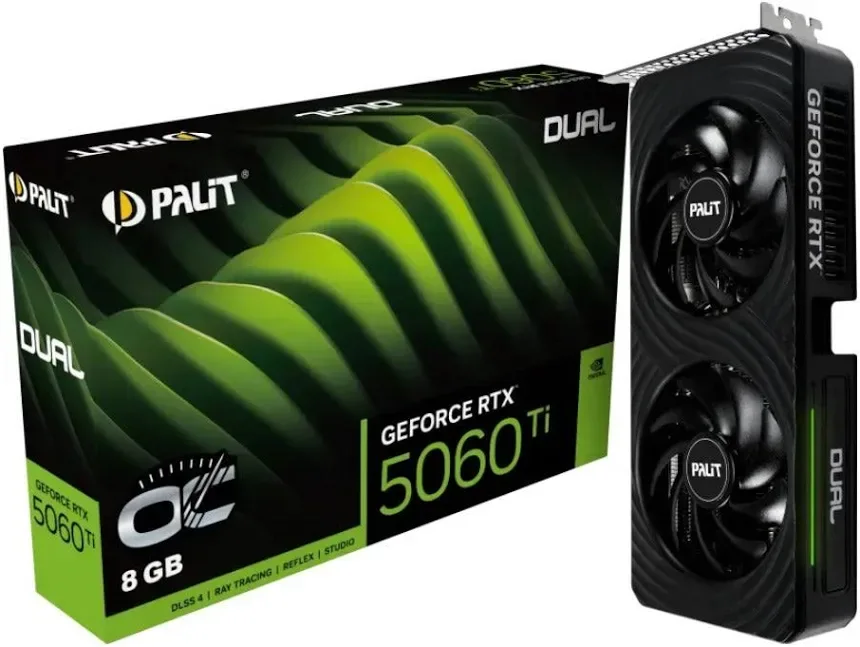 Palit RTX 5060 Ti Dual OC 8GB GDDR7 image 1