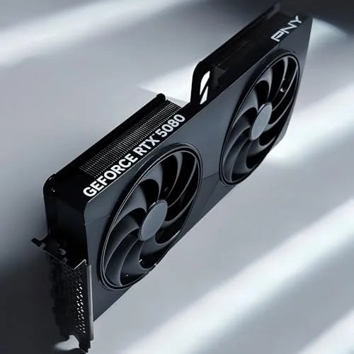 PNY - Carte graphique - NVIDIA Blackwell - GeForce RTX 5080 SLIM OC Dual Fan - 16 Go - vue 8