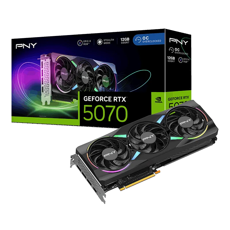 PNY GeForce RTX 5070 NVIDIA 12 Go GDDR7